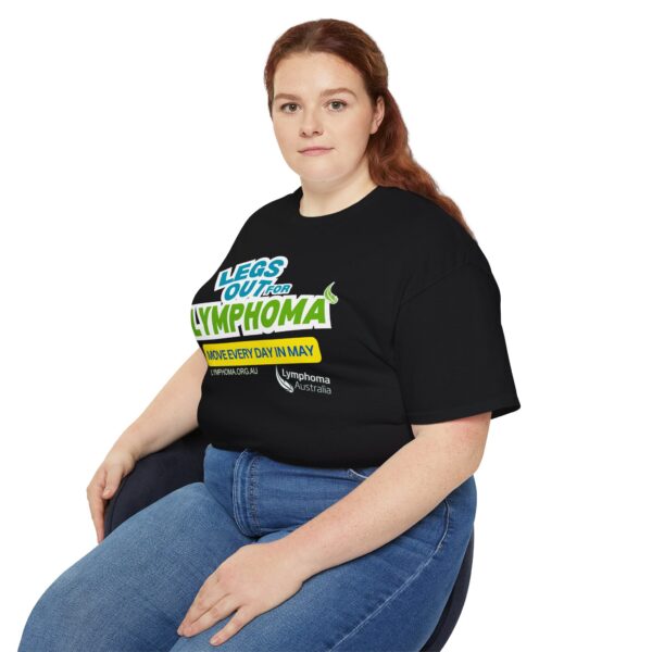 Legs Out for Lymphoma Awareness Unisex Ultra Cotton Tee - Image 5